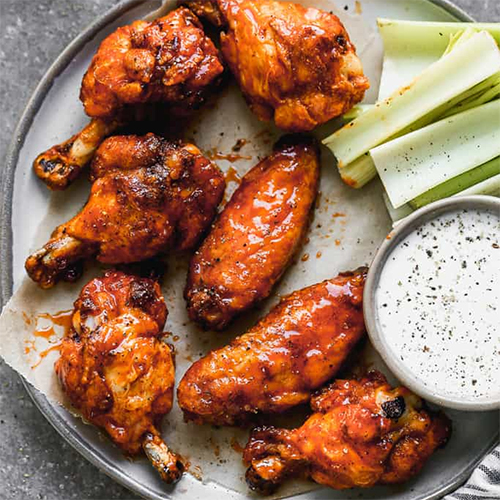 Oven Baked Kickin’ Chicken Wings – Malibu IGA